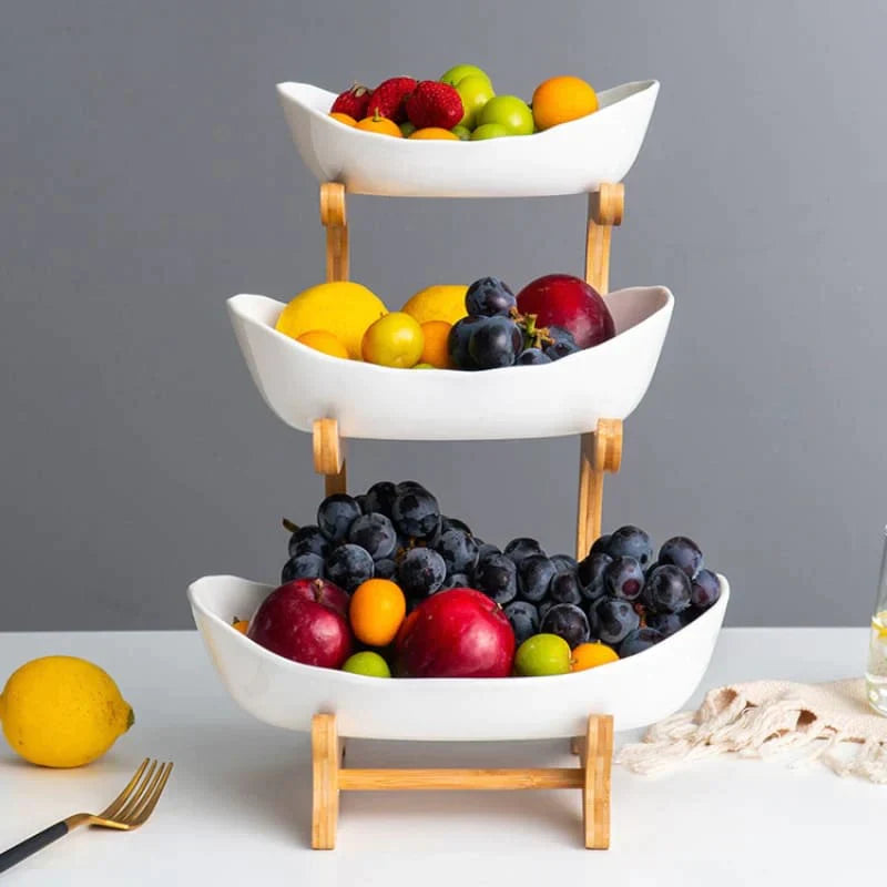 Fruteira de Mesa Bamboo™ | Linha Home Pacasa