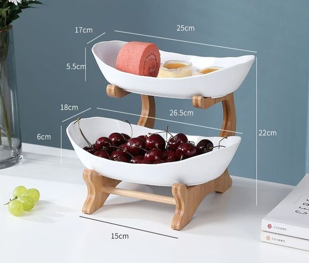 Fruteira de Mesa Bamboo™ | Linha Home Pacasa