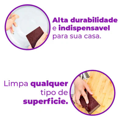 3 Esponjas Mágicas - Limpeza sem Esforço